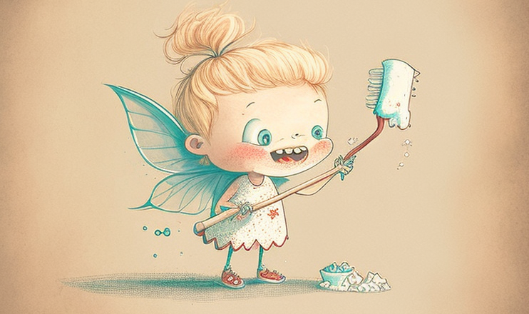 Tooth fairy illustration